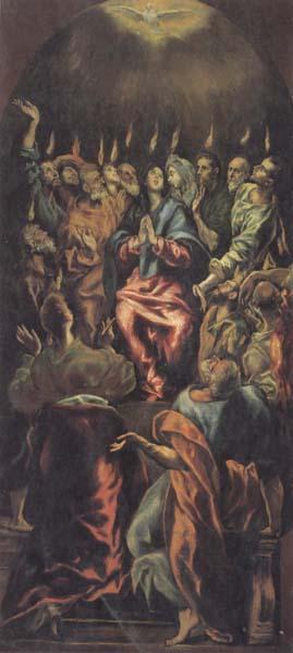 El Greco Pentecost oil painting image